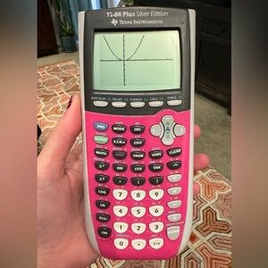 Ti-84 plus silver edition graphing calculator pink purple